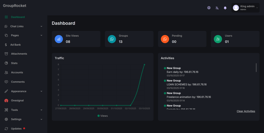 Admin Panel